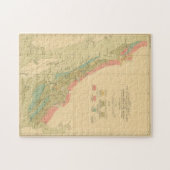 Geologische kaart van Juneau Alaska (1912) Legpuzzel (Horizontaal)