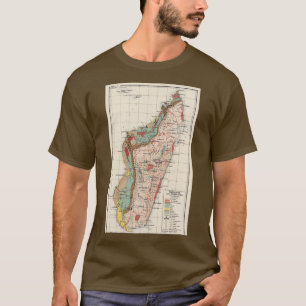  geologische kaart van Madagaskar 1922 T-shirt