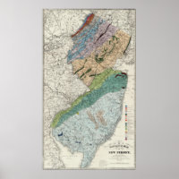 Geologische kaart van New Jersey (1839)