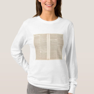 Geologische kaart van Noord-Amerika T-shirt
