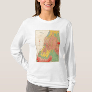 Geologische kaart van Utah T-shirt