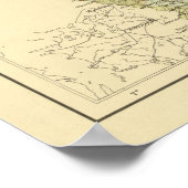  Geologische Kaart van Zweden (1910) Poster (Hoek)