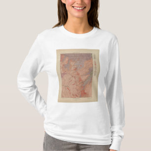 Geologische kaart, Yellowstone National Part, Wyom T-shirt