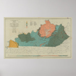 Geologische Kentucky (1920) Poster