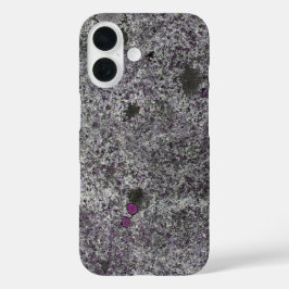Geologische Natuur Granite Rock roze details iPhone 16 Hoesje