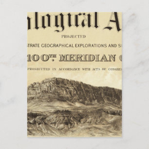 Geologische pagina Titel atlas Briefkaart