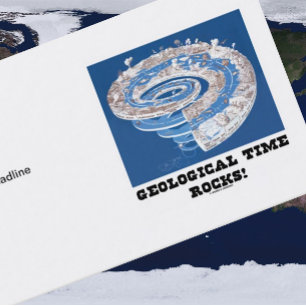 Geologische tijd Rocks! (Geologische tijdspiraal) Visitekaartje