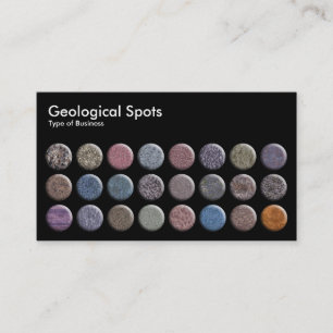 Geologische Vlekken - Zwarte Visitekaartje