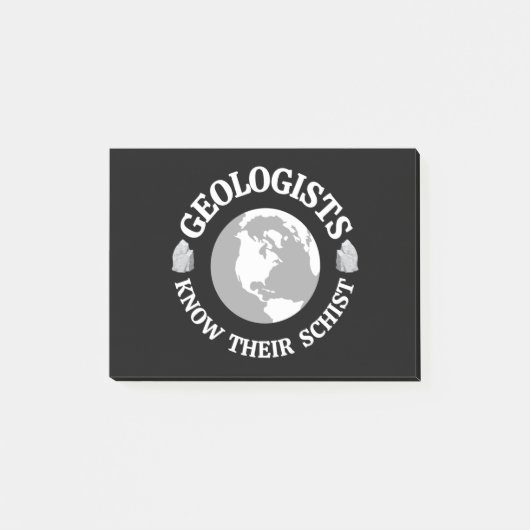 Geologist Know Their Schist Post-it® Notes (Voorkant)