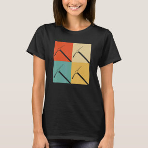 Geologist Miner Retro Pick Ax T-shirt