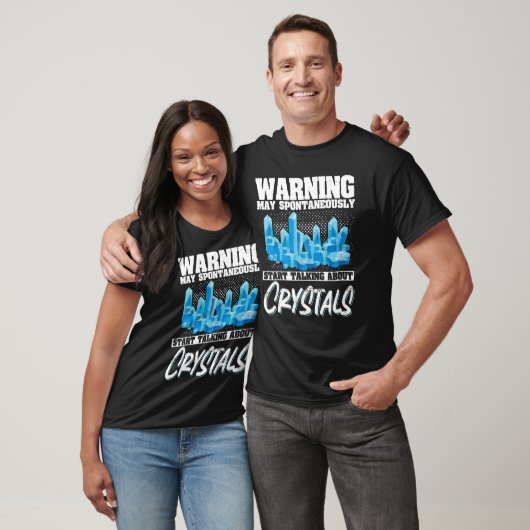 Geologist Mineral Rock Collecting Fossils Warning T-shirt (Unisex)