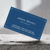 Geologist Professional Blueprint Visitekaartje