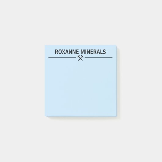 Geologist's Custom Post-it® Notes (Voorkant)