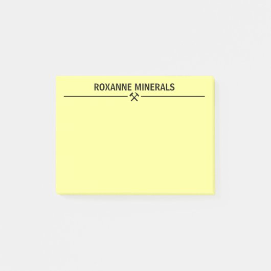 Geologist's Custom Post-it® Notes (Voorkant)