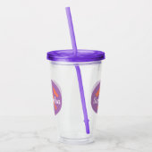 Geologist's Rock Hammer en gepersonaliseerde naam Acryl Drinkbeker (Links)