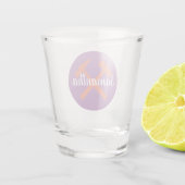 Geologist's Rock Hammer en gepersonaliseerde naam Shot Glas (Achterkant)