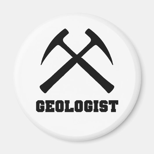 Géologue Magnet (Devant)