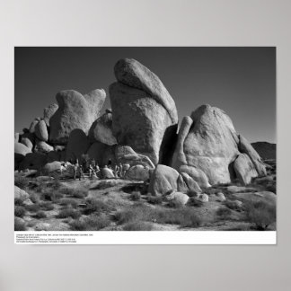 Geology Class with Dr. Eaton, 1966. Poster