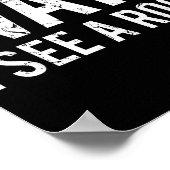 Geology Funny Rock Mineral Collector Humor Gift Te Poster (Hoek)