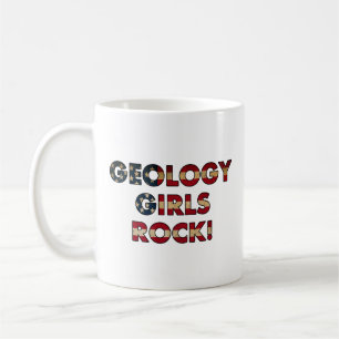 Geology Girls Rock! (Vlag van de VS) Koffiemok