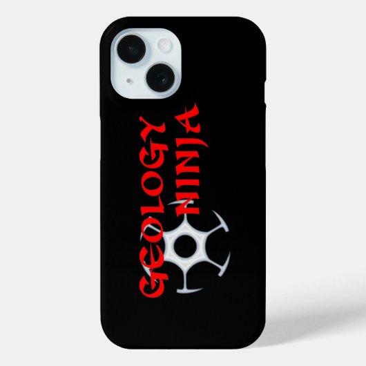 Geology Ninja Phone Case (Achterkant)