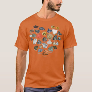 Geology Ores Minerals Pareltjes and Crystals Rock T-shirt