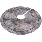 Geology Pinkish Rock Texture Kerstboom Rok (Gekanteld)