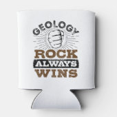 Geology Rock Always Wins Blikjeskoeler (Achterkant)