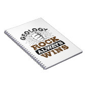Geology Rock Always Wins Notitieboek (Rechterzijde)