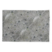 Geology Rock Grey Granite met Green Moss Kussensloop (Achterkant)