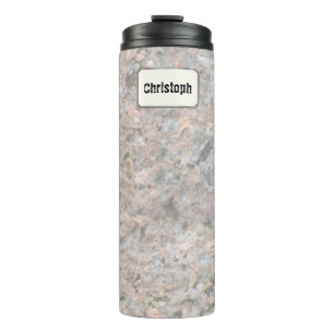 Geology Rock Texture Custom Name Thermosbeker