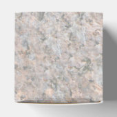 Geology Rock Texture Label met elke tekst Bedankdoosjes (Bovenkant)