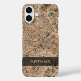 Geology Rock Texture Photo iPhone 16 Plus Hoesje