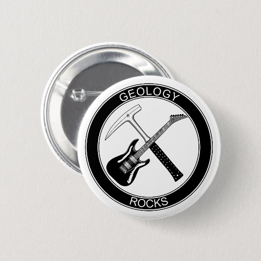 Geology Rocks Button (Voorkant /achterkant)