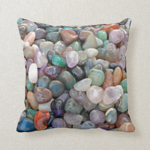 Geology Rocks Gem semiedele Stone Quartz Kussen