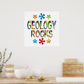 GEOLOGY ROCKS POSTER (Keuken)