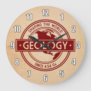 Geology- Shaping the World Logo (North America) Grote Klok