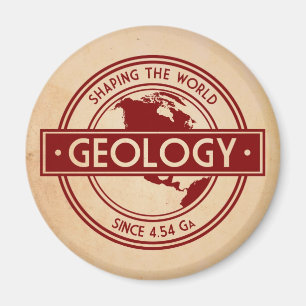 Geology- Shaping the World Logo (North America) Magneet