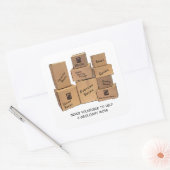 Geoloog bewegende Humor Sticker (Envelop)