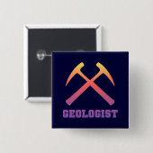 Geoloog Button (Voorkant /achterkant)