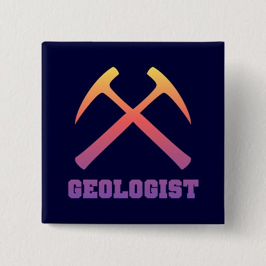 Geoloog Button (Voorkant)