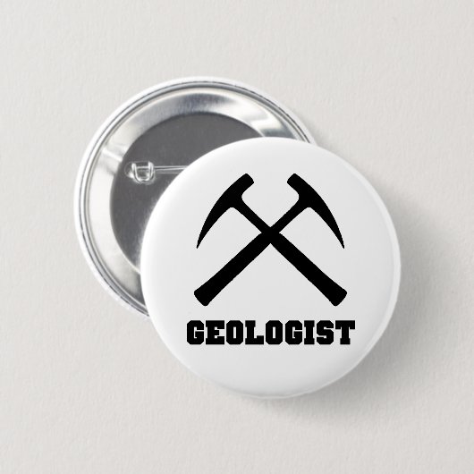 Geoloog Button (Voorkant /achterkant)