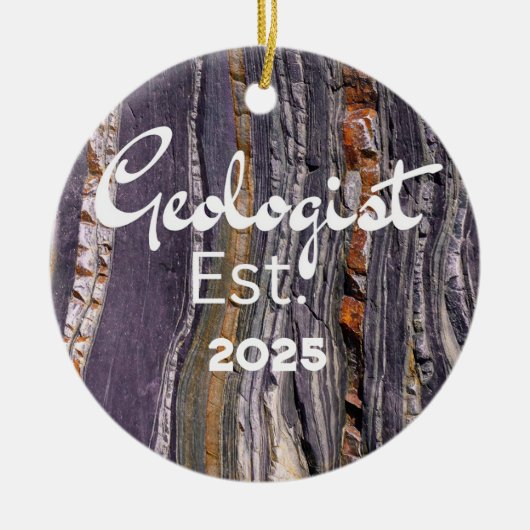Geoloog Keramisch Ornament (Voorkant)