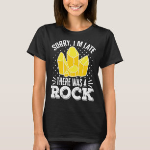 Geoloog Mineral Rock verzamelt fossiele brandstoff T-shirt