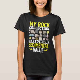 Geoloog Mineral Rock verzamelt Fossils My Rock T-shirt