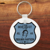 Geoloog Obama Nation Sleutelhanger (Voorkant)