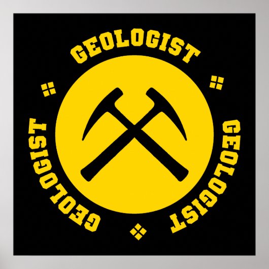 Geoloog Poster (Voorkant)