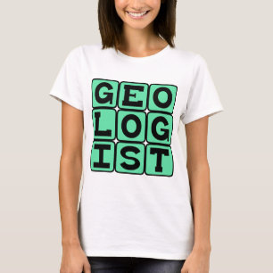 Geoloog, studie van de aarde t-shirt