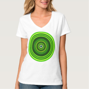 Geomagnetic Green Mandala T-shirt