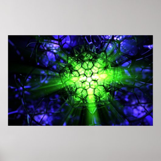 Geomancy (groen) poster (Voorkant)